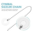 thumbnail image 3 of Cymbal Sizzler Chain Sound Prolonging 1Pcs 11.2X1.22X0.08In, 3 of 5