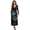 Blue Butterfly, variant on FKELYI Womens Long Sleeve Maxi Dress Hippie Floral Skull Print Soft V-neck Casual Dress with Pocket Fall Dresses for Spring Winter, M