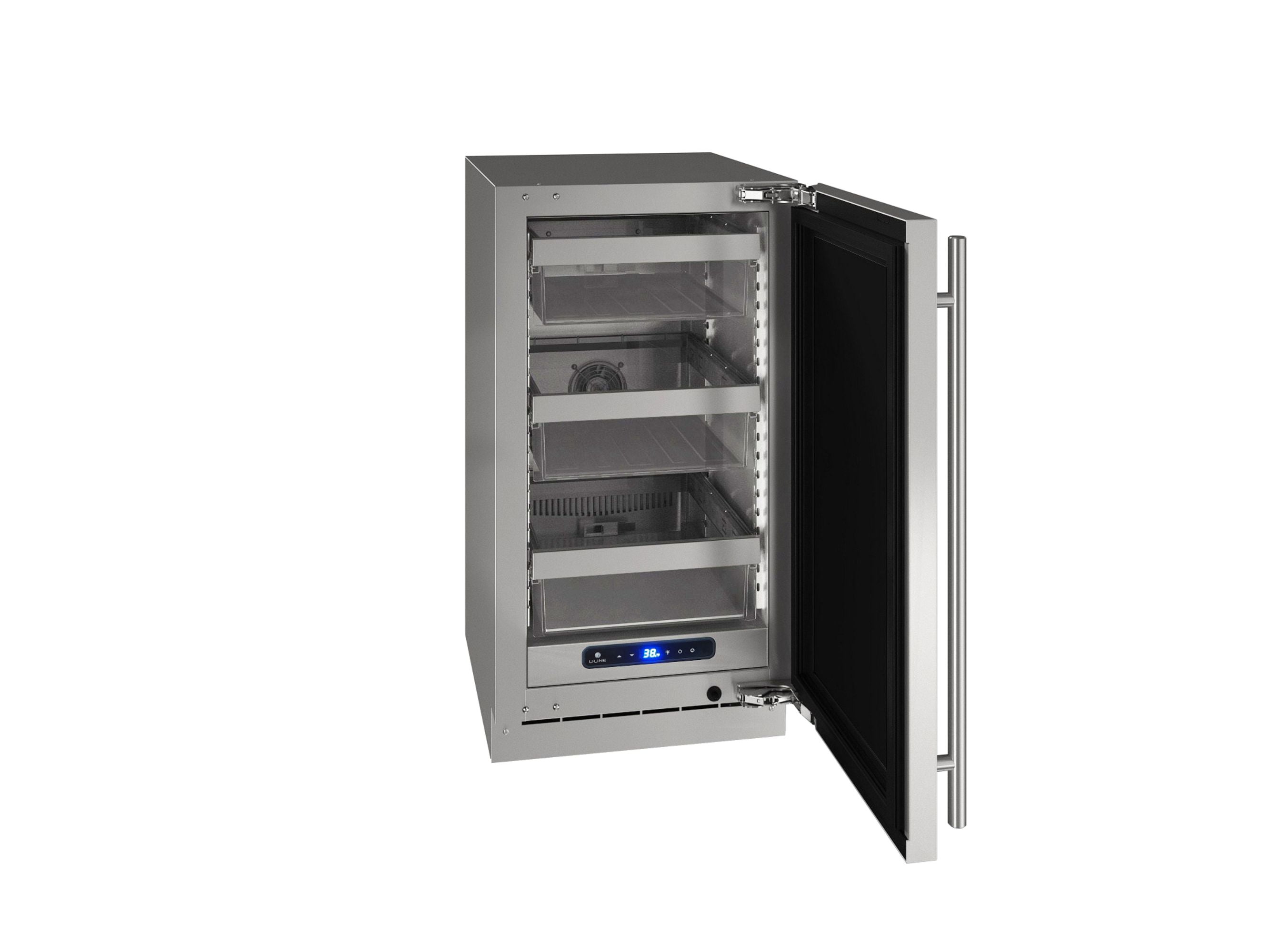 U-Line Uhre518-01A 18" Wide 3.7 Cu. Ft. Compact Refrigerator - Panel Ready Solid