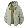 thumbnail image 2 of RYDCOT Men's UPF 50+ Sun Protection Jacket Full Zip Lightweight Hoodie Summer Shirts for Hiking Fishing Outdoor Green, 2 of 3