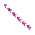 thumbnail image 4 of Banderin Calado Religioso DECORAMEC PAPEL PICADO 5 tiras de 8 metros diseño religioso Flores morado blanco rojo, 4 of 6