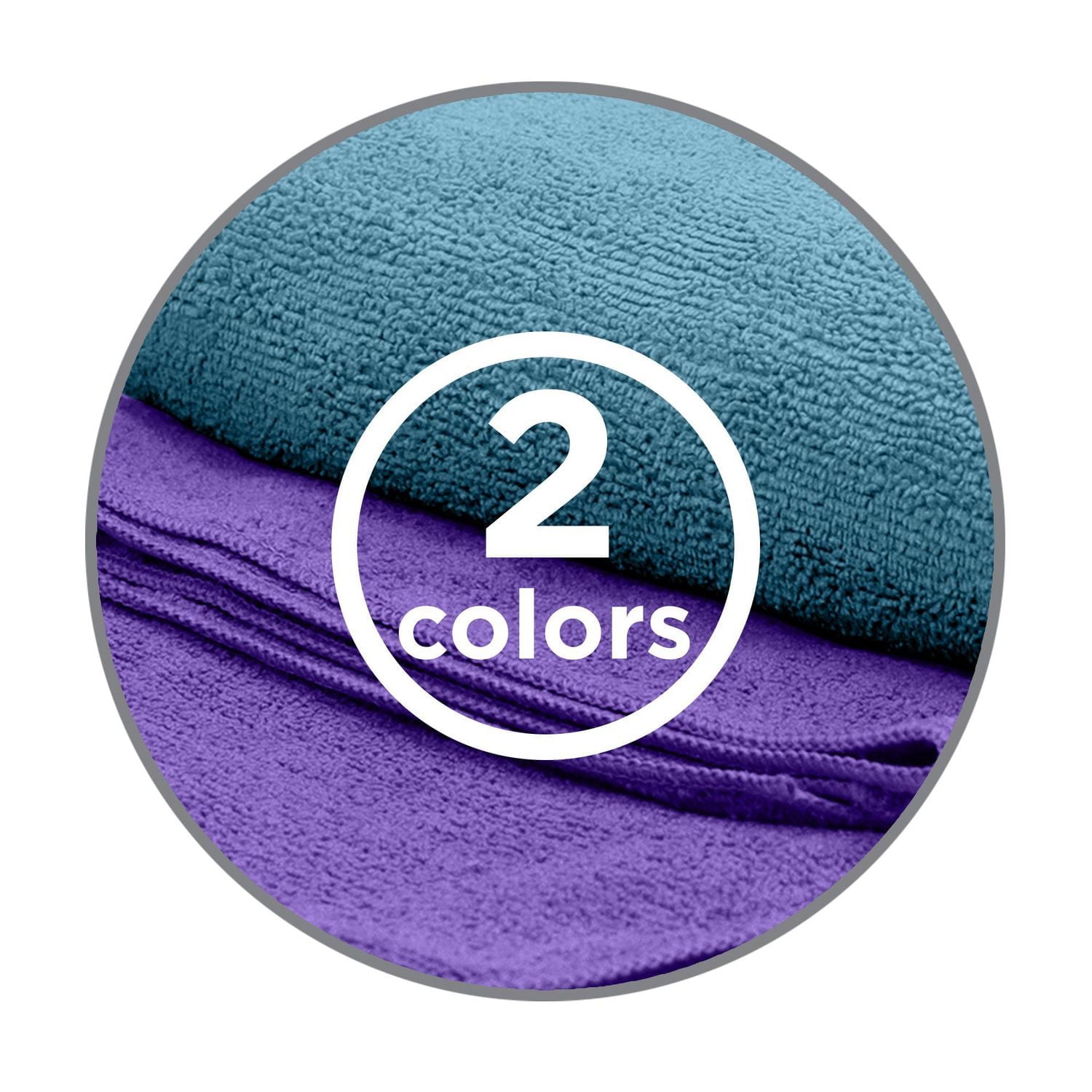 PurAthletics 2-Pack Fitness Towels