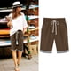 thumbnail image 2 of Pantalones Sueltos de Pierna Ancha para Mujeres Pantalones Cortos Sueltos Elásticos Casuales Pantalones de Pierna Ancha Recta con Bolsillo, 2 of 7
