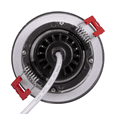 thumbnail image 6 of Nicor Lighting DGD311204KRDNK 3 in. Nickel LED Gimbal Recessed Downlight - 4000K, 6 of 12
