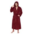 thumbnail image 1 of VULCANODON Mens Robe Big and Tall with Hood,Full Length Plush Robe for Men Long Fleece Bathrobe, 1 of 4