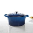 thumbnail image 4 of Crock-Pot Artisan Cocotte  6,6 L avec Couvercle, Bleu Saphir, 4 of 5