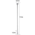 thumbnail image 3 of 15 Pcs Reusable Swizzle Sticks Coffee Stirrers Beverage Stir Sticks Stainless Steel Cocktail Swizzle Sticks with Small Rectangular Paddles, 3 of 5