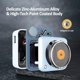 thumbnail image 3 of Muzen Mini altavoz Bluetooth, botón portátil de metal, pequeño altavoz inalámbrico lindo, altavoz de audio de alta fidelidad recargable con cordón portátil y caja de regalo, decoración retro clásica, 3 of 5