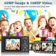 thumbnail image 5 of Cámara Digital para niños, videocámara recargable con Zoom 16x, compacta, 1080P, 48MP, fotografía para principiantes, 5 of 5