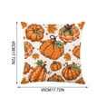 thumbnail image 3 of Pumpkin Pillow Covers 18x18 Double Sided Print Fall Decor Cushion Covers for Sofa Thanksgiving Home Decor by OVFUIZ, 3 of 6