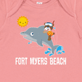 thumbnail image 4 of Inktastic Fort Myers Beach Florida Dolphin Boys or Girls Baby Bodysuit, 4 of 5