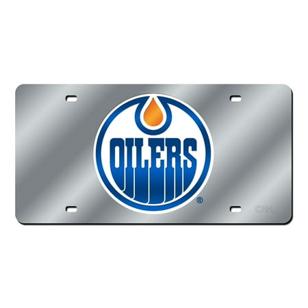 Edmonton Oilers NHL Laser Cut License Plate Tag