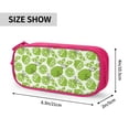 thumbnail image 3 of Uemuo Green Various Lemons Printed Pencil Pen Case, Portable Pencil Pouch with Zipper, Compact Stationery Bag Makeup Bag, Pencil Bag for Home Office, 3 of 9