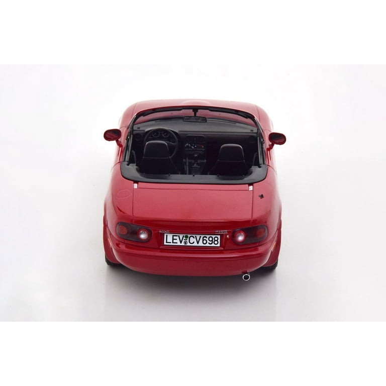 1989 Mazda MX-5 Miata Convertible, Red - Norev 188020 - 1/18 1989 Mazda MX-5 Miata Convertible, Red - Norev 188020 - 1/18