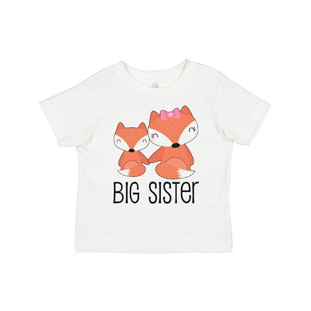 

Inktastic Fox | Big Sister Gift Toddler Toddler Girl T-Shirt
