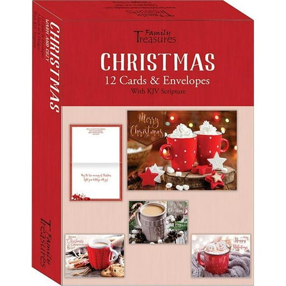 Family Treasures Wholesale 256810 Boxed - Card Christmas-Warm & Cozy - Box of 12