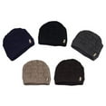 thumbnail image 3 of Men\‘s Fashion Winter Beanies Bonnet Knitted Hat Soft Solid Braid Warm Cap, 3 of 9