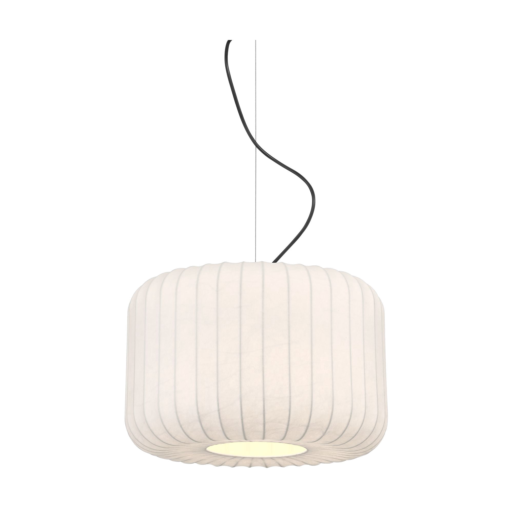 Possini Euro Design Jaime 18" Modern Pendant Chandelier Ceiling Light Fixture Dining Room Over Table Drum Matte Black and White