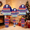 thumbnail image 4 of KICILVS Christmas Family Pajamas Matching Sets Holiday Pajamas Set Long Sleeve Festival Party Sleepwear Xmas Pjs, 4 of 8