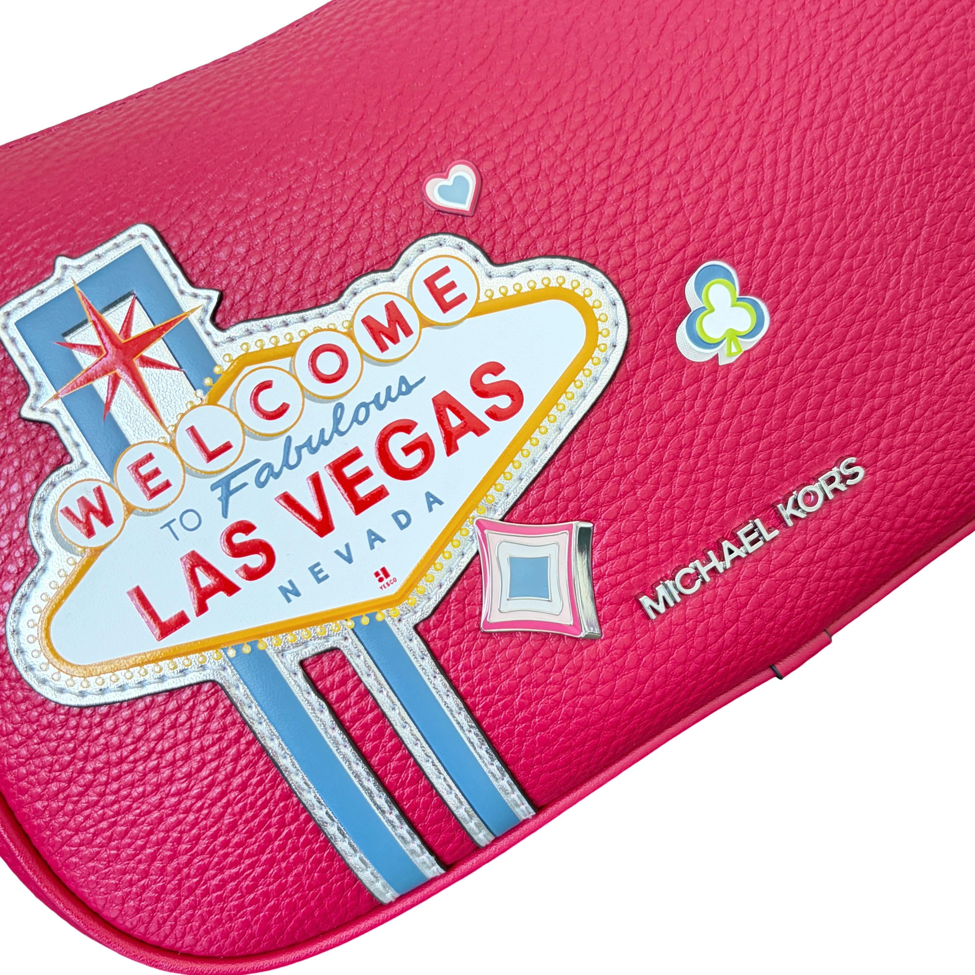 Michael Kors Women's Carmela Medium Embellished Leather Crossbody