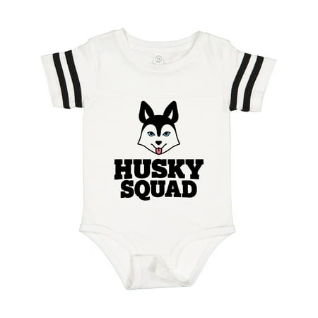 

Inktastic Dog Husky Squad Gift Baby Boy or Baby Girl Bodysuit
