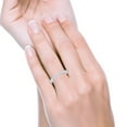 thumbnail image 5 of Full Eternity Marquise Band CZ ring 925 Sterling Silver Size 5, 5 of 5