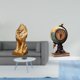 thumbnail image 2 of Escultura majestuosa, figura de arte moderno, adorno de mesa, estatua decorativa, reloj de escritorio coleccionable para oficina, hogar, estantería, d, 2 of 8