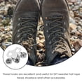 thumbnail image 2 of 30Pcs Shoe Lace Hooks Alloy Shoelace Buckles Boot Hooks Boot Shoes Buckles Small Boot Hooks, 2 of 9