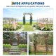 thumbnail image 4 of QinaQin Arco de jardín de madera de 85 pulgadas, fabricado en abeto sólido, enrejado para plantas trepadoras y decoración de bodas o patio, 4 of 6