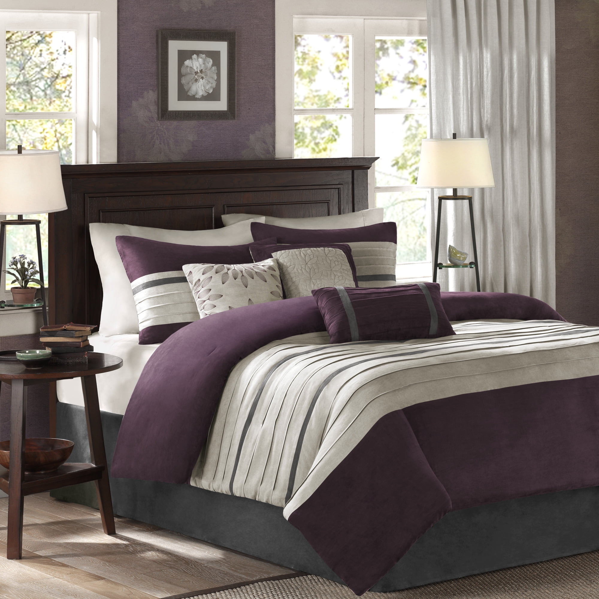 Bedskirt Choose Size Classic Stripe Comforter Set Details about   IZOD Pillow Sham 