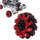 thumbnail image 5 of Rueda motriz Mecanum, ruedas omnidireccionales, piezas de coche RC, accesorios de neumáticos RC (rojo), 2 uds., 5 of 8