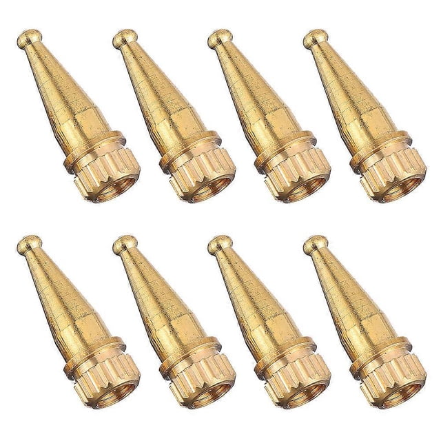 Speaker Feet Spikes Copper Shockproof Audio Equipment Use 1.4×0.4×0.4in 8Pcs