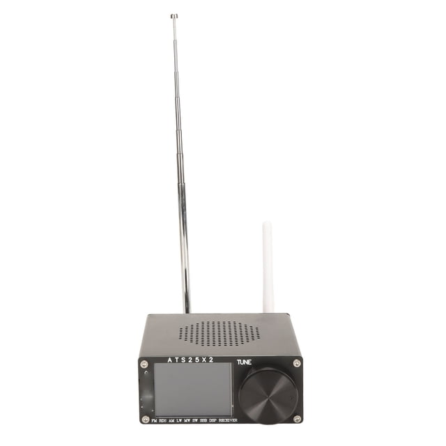 Receptor de radio de banda Completa ANGGREK Pantalla Táctil A Color 2,4 Pulgadas 2000 MAh