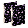 thumbnail image 3 of joogoo Spiral Journal Notebook Hearts Bats College Ruled Notebooks 8.3" x 5.7" 1 PC, 3 of 8