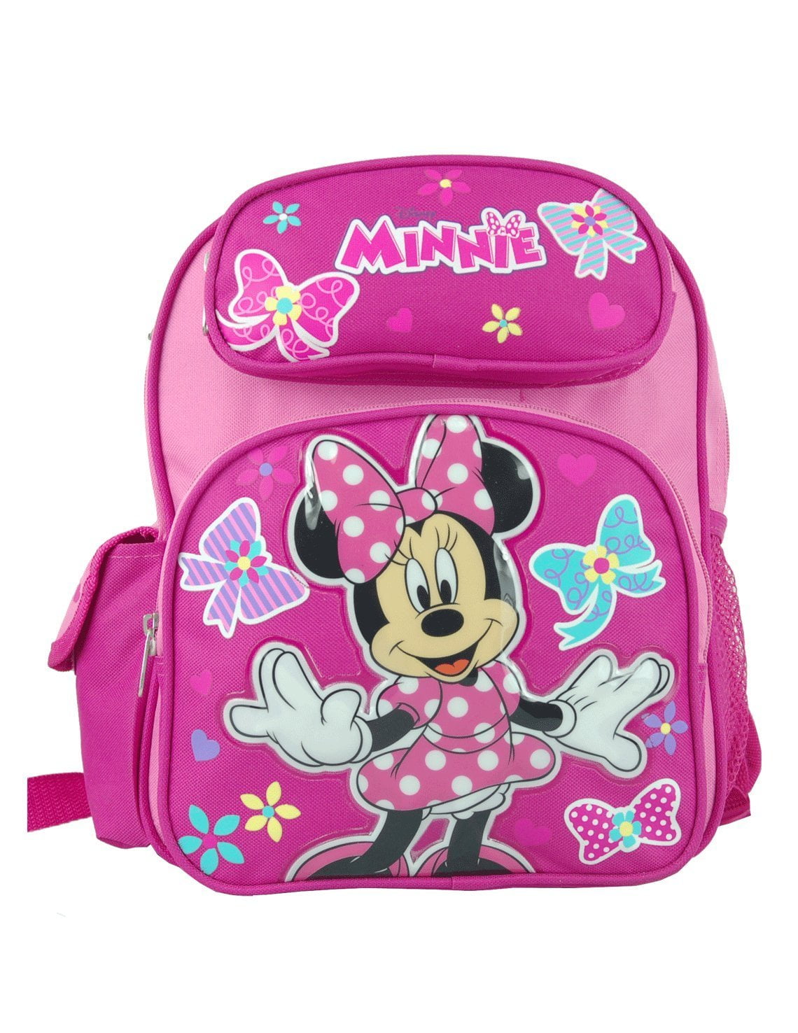 Small Backpack Disney Minnie Mouse Pink Bow New School Bag 628215