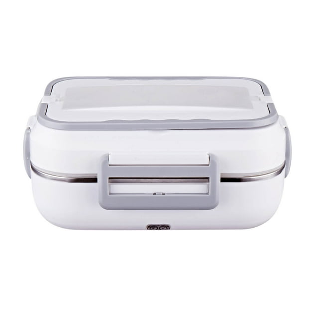 Lunch Box Containers, 40W Lunch Box Food Heated 12V 110V Fast Food Warmer Heater for Car/Truck/Home Portable Food Heating Boxes with 1.2L 304 Container