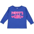 thumbnail image 3 of Inktastic Poppy's Girl Pink with Hearts Girls Long Sleeve Toddler T-Shirt, 3 of 5