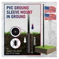 thumbnail image 6 of 30ft Aluminum Telescopic Flag Pole Kit - US Flag 3'x5' - Residential Outdoor Display, 6 of 8
