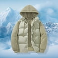 thumbnail image 2 of uikmnh Men's Winter Coats Men's Extreme Cold Weather Insulated Heavy Duty Winter Jacket with Detachable Hood for Outdoor Adventures and Daily Wear, 2 of 4