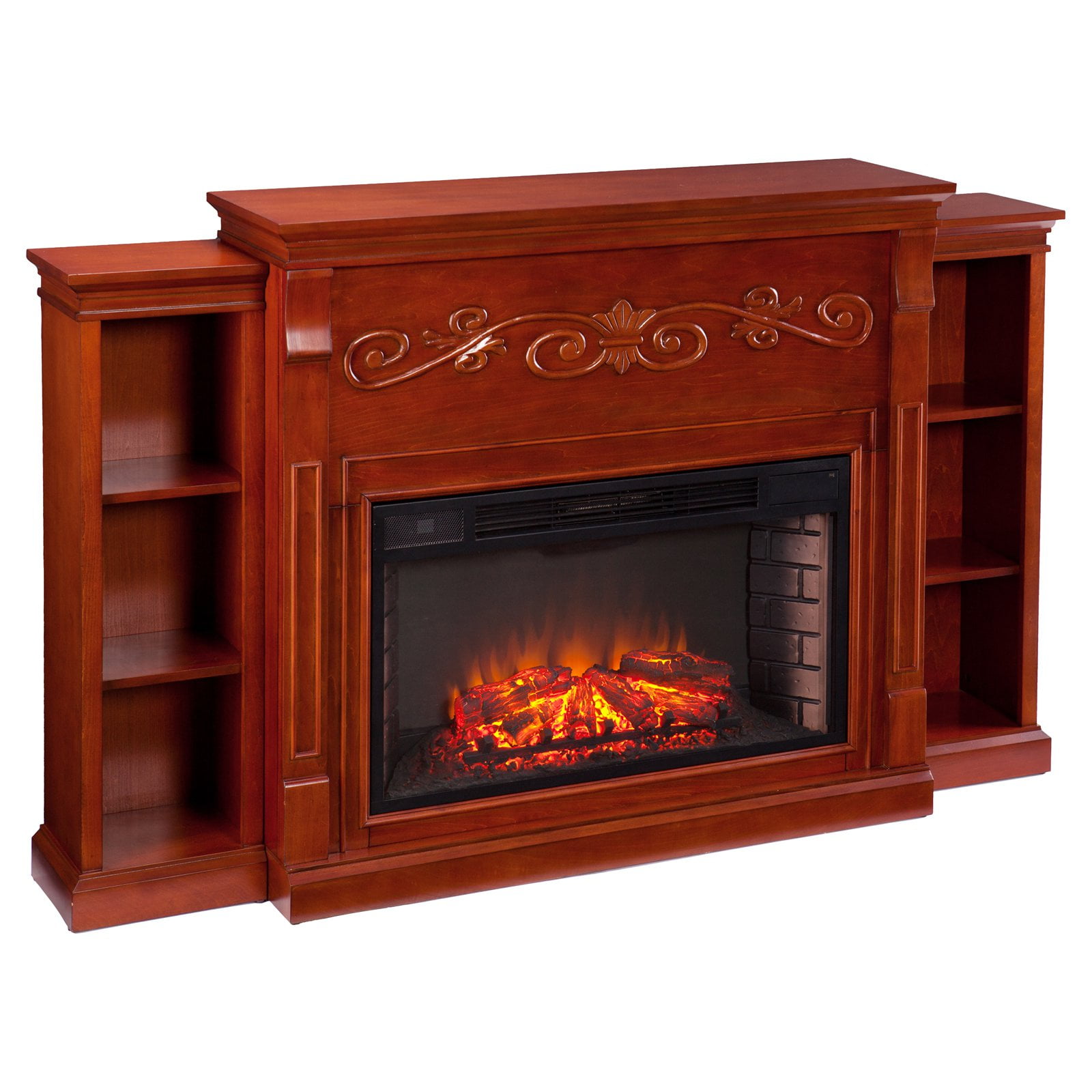Southern Enterprises Walden Wide Firebox Electric Fireplace Southern Enterprises Walden Wide Firebox Electric Fireplace Com