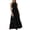 Black(NEW), variant on Patlollav Women Fashion Summer Floral Round Neck Patchwork Sleeveless Pocket Waist Dresses