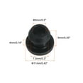 thumbnail image 2 of 20Pcs Snap Rubber Grommet Hole Plug Mount Dia 7.5mm ID 5mm H 9mm Seal Anti-Scratch for Cable Pipe Black, 2 of 5
