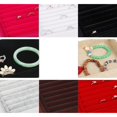 thumbnail image 3 of kurtrusly Stackable Jewelry Tray Multipurpose Portable Velvet for Rings Earring Bangle Flannel Pink 227x146x31mm 1Set, 3 of 6