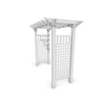 thumbnail image 7 of Vita 88" x 32" x 86.5" Fairfield Grande Vinyl Arbor, White, VA84231, 7 of 7