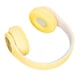 thumbnail image 5 of Auriculares Bluetooth con reducción de ruido, plegables, inalámbricos, con luz de colores, para teléfono, portátil, color amarillo, 5 of 12