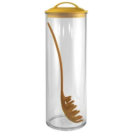 reston lloyd black acrylic spaghetti jar fork walmart com