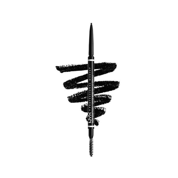 NYX PROFESSIONAL MAKEUP Micro Brow Pencil, Eyebrow Pencil, Black