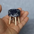 thumbnail image 4 of 2 Pcs Tabourets Miniatures Meubles de Maison Mini Tabouret d'Ameublement Jouets (1:12), 4 of 8