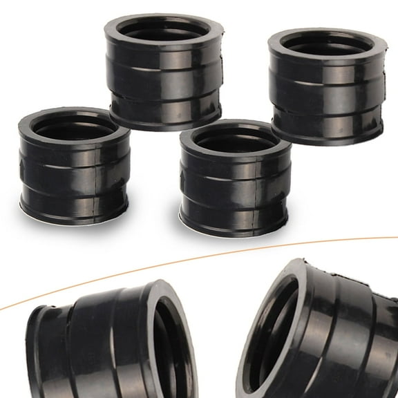 ZS 4pcs/Set Motorcycle Carburetor Card Holder Intake Manifold Boot for Honda CB650 RC03 1979-1982 16211-426-000