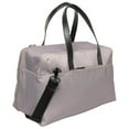 thumbnail image 4 of Protege 18" Carry on Adjustable Strap Weekender Duffel with Luggage Pass Through, Taupe, 4 of 13